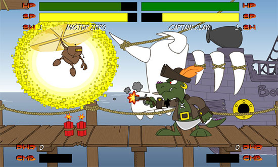 Dinopirates vs Roboninjas: Fighting Game Fury for the PC!