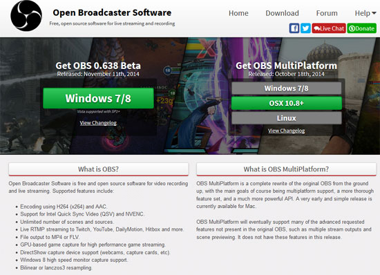 Open Broadcaster Software Download Mac