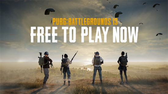 PUBG: BATTLEGROUNDS is free to play