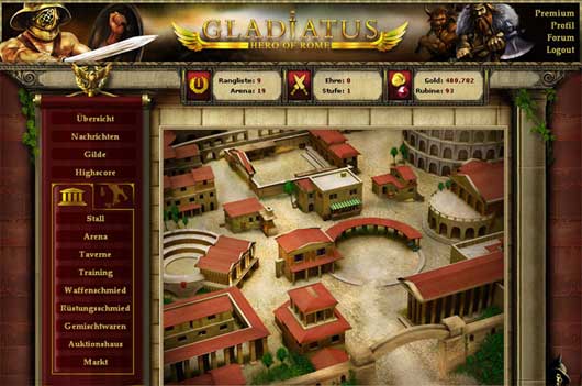 GLADIATUS and DARK PIRATES (Browser games)