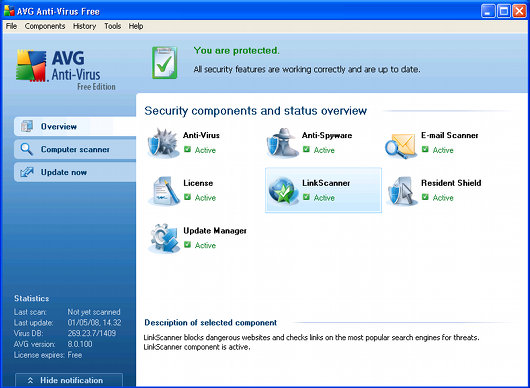 AVG ANTI-VIRUS FREE EDITION 8.0