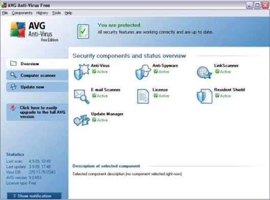 AVG Anti-virus Free Edition v9.0