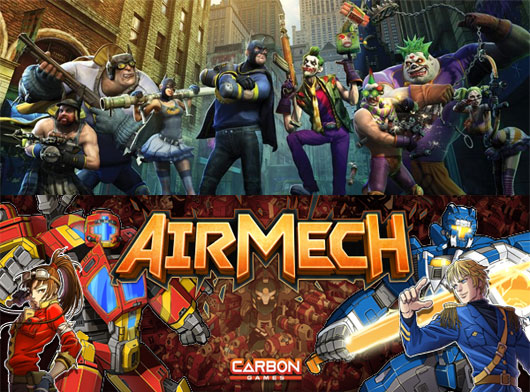 Gotham City Impostors and Airmech on Steam as Free to Play