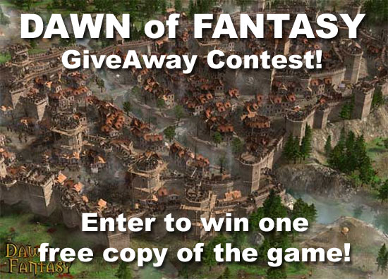 Dawn of Fantasy: Kingdom Wars Contest Giveaway!