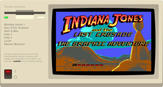 Classic adventures game in HTML5