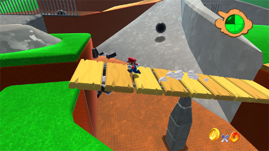 Super Mario 64 HD (the first level)