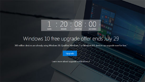 Windows 10 free upgrade for customers who use assistive technologies