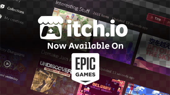 The itch desktop client is now available on the Epic Games Store!
