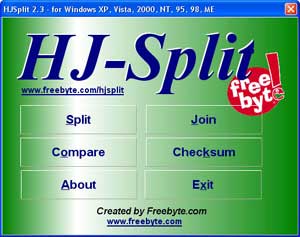 HJ-Split (Split and/or Join Files)